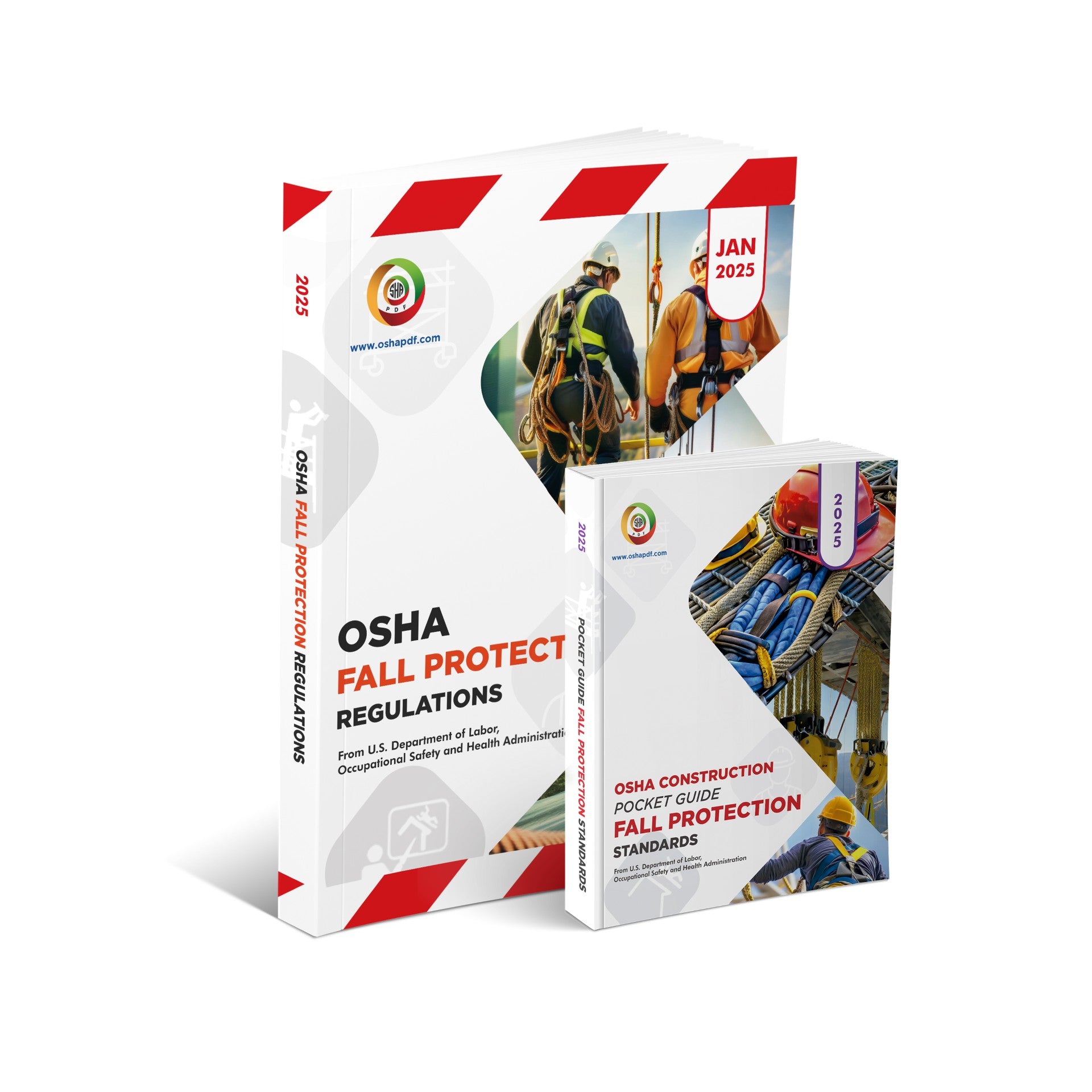 Fall Protection Regulations 2025 Book and Pocket Guide Combo