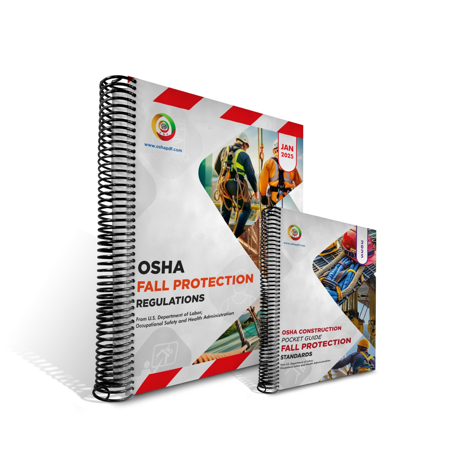 Fall Protection Regulations 2025 Book and Pocket Guide Combo