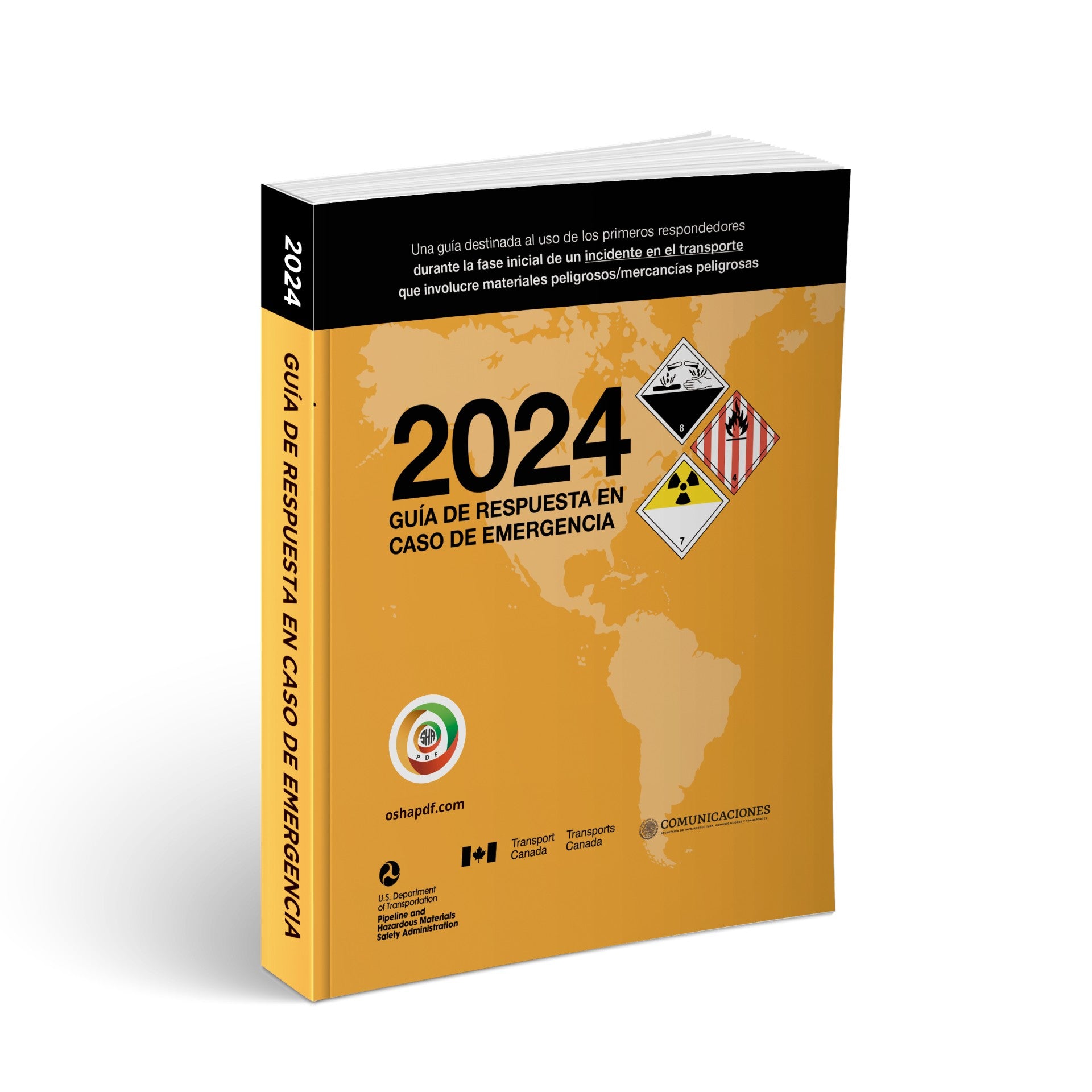 Spanish 2024 Emergency Response Guidebook ERG​